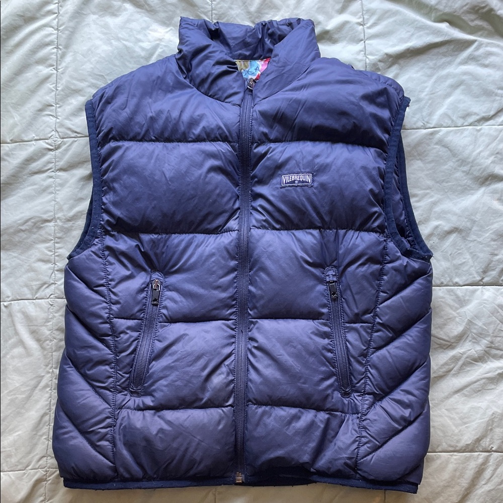 Vilebrequin Navy Blue Kids Puffer Vest